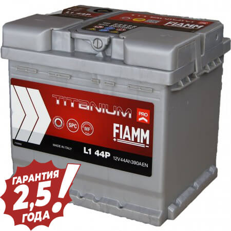 Аккумулятор Fiamm W-Titan - 44Ah 390A