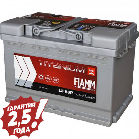 Аккумулятор Fiamm W-Titan - 80Ah 730A