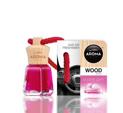 Ароматизатор Aroma car Wood - Bubble Gum 4ml                                                                                                                                                                                        
