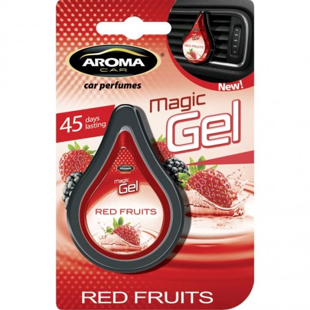 Ароматизатор на дефлектор MAGIC GEL Aroma Car Red-Fruits 10g                                                                                                                                                                                        