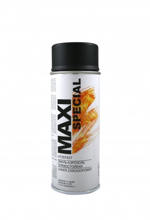 Термост. эмаль Maxi Color чёрный 400ml